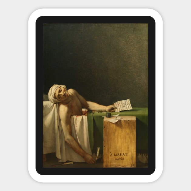 Death of Marat Sticker by frenchrev